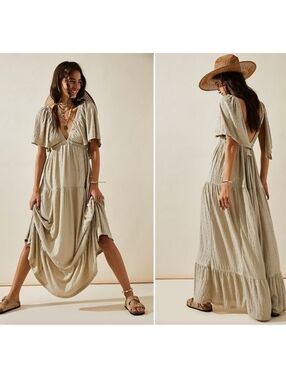 NWT Free People La La Maxi Dress